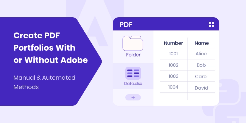 Creare portfolio PDF con o senza Adobe