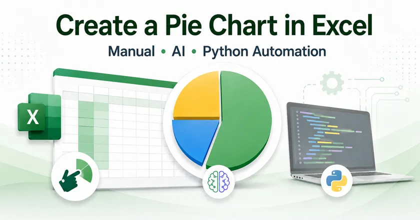 Create Pie Chart in Excel Three Ways
