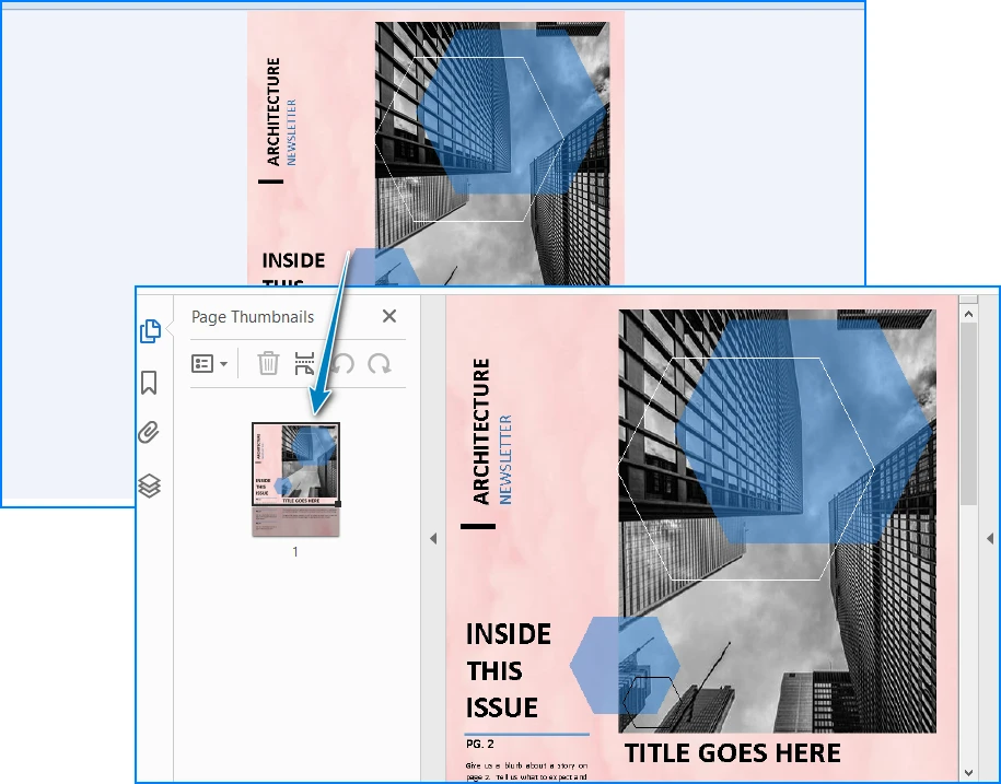 Convert Single-Page TIFF to PDF