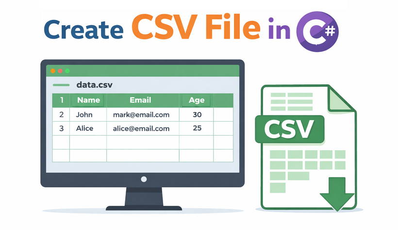 A guide to create CSV files in C#/.NET