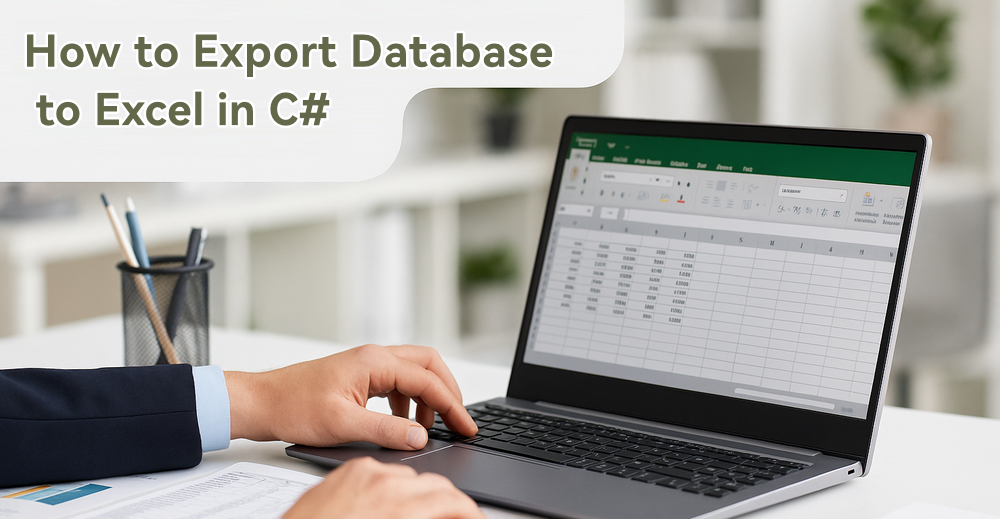 Exporting data from a database to Excel using C#