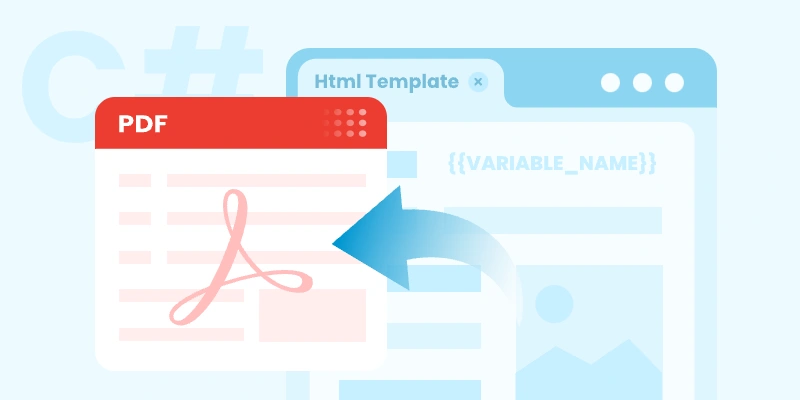 C-sharp Generate PDF from HTML Template