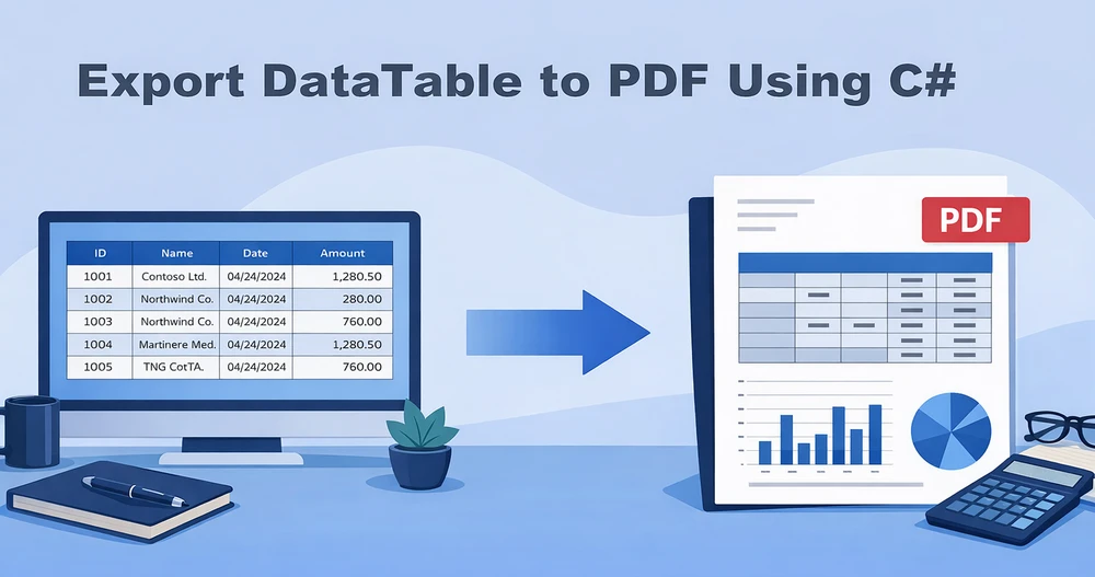 Tutorial on How to Export a DataTable to PDF Using C#