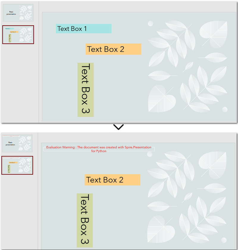 Remove a Specific Text Box in a PowerPoint Slide Using Python