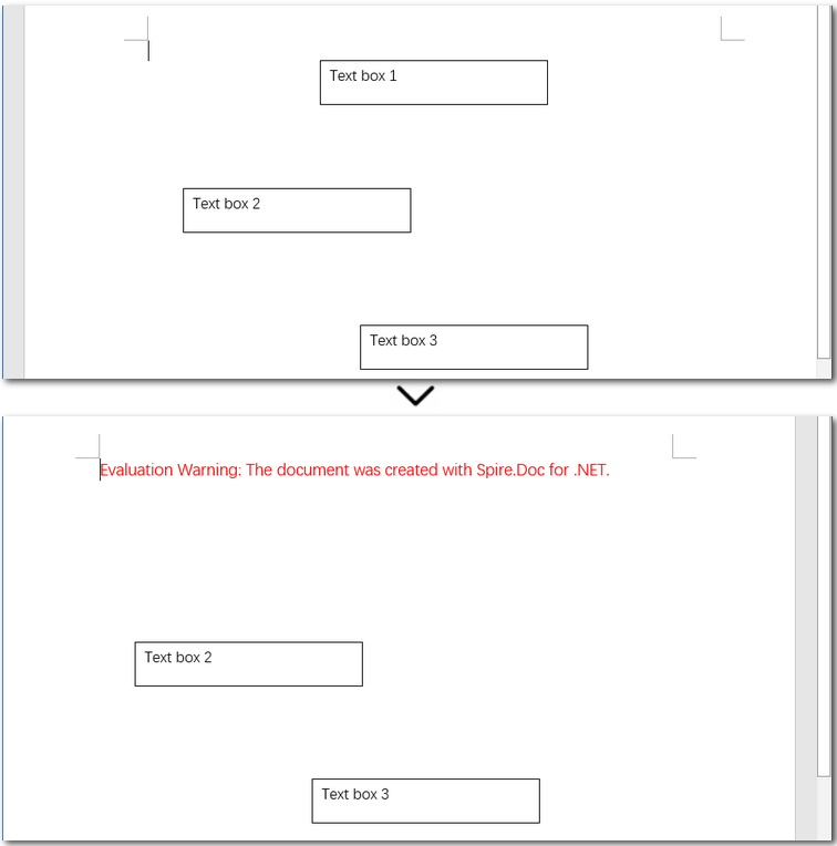 Eliminare la casella di testo specifica in Word usando C#