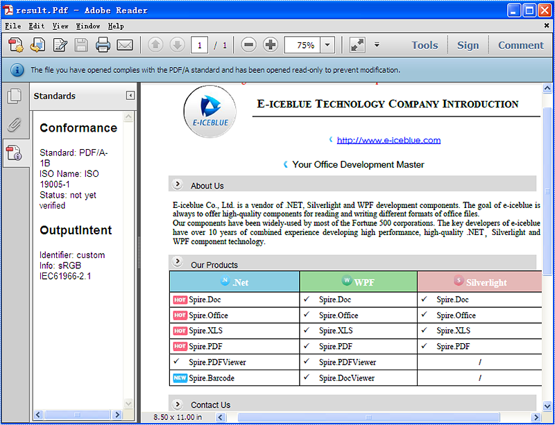 Convert Word to PDF/A in C#