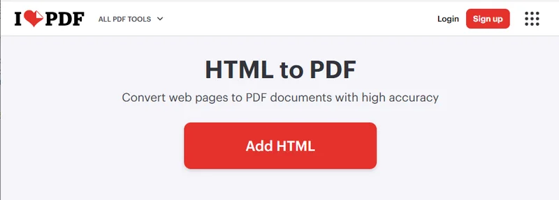 Download a Webpage as a PDF with Online Tools