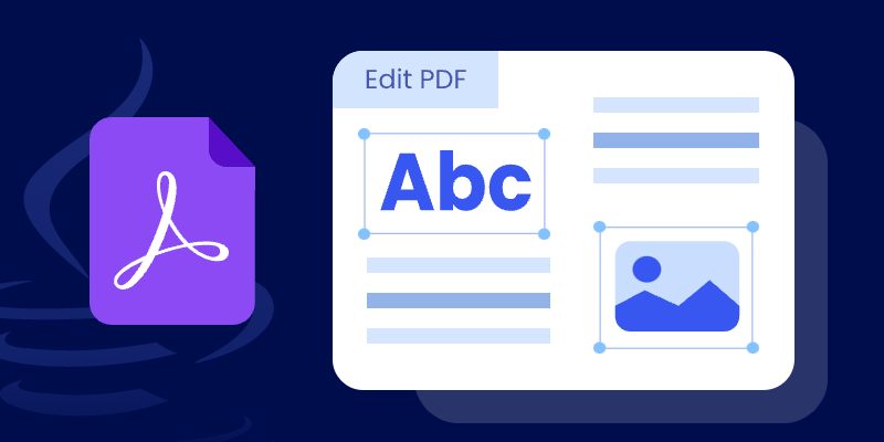 Edit PDF Documents in Java