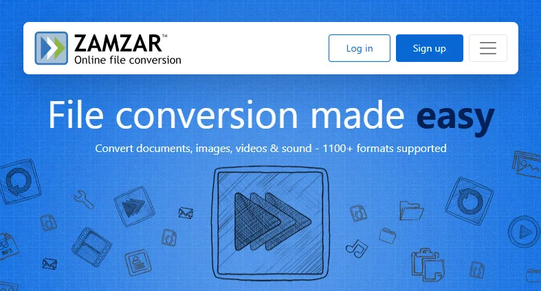 ZamZar: Convertidor de EPUB a TXT en línea