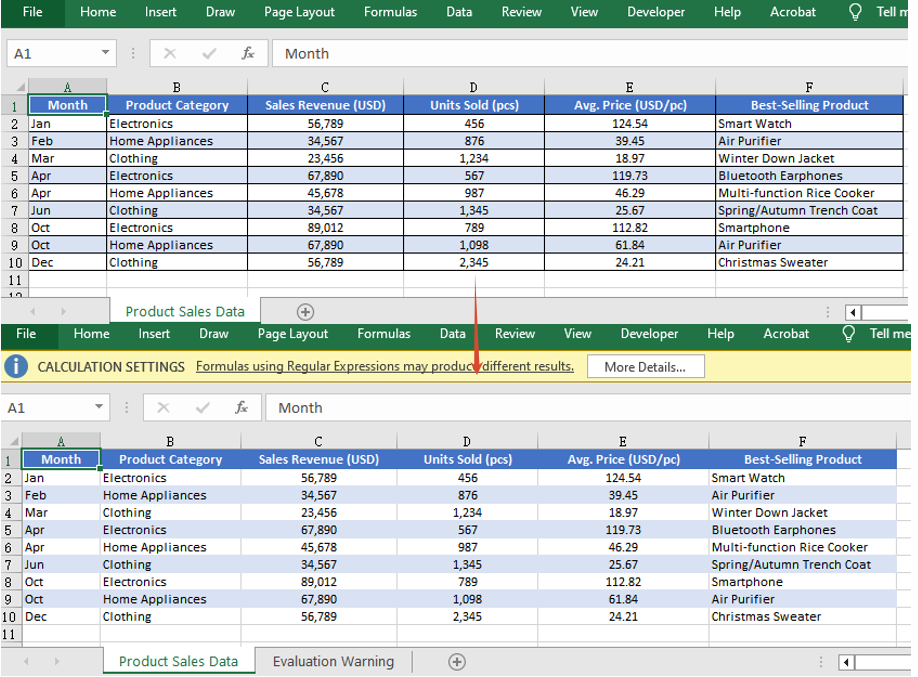 Excel converted to ODS with Spire.XLS for JavaScript