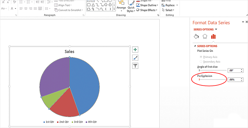 Explode Pie Chart Excel