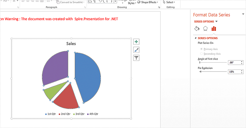 Excel Exploded Pie Chart