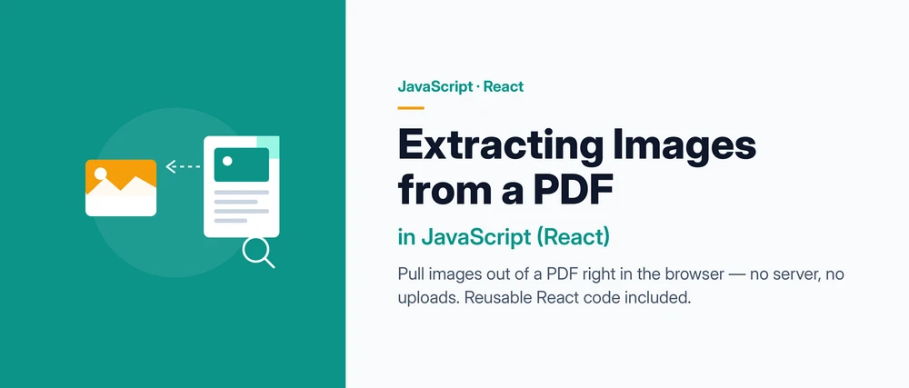 Images extracted from a PDF document using Spire.PDF for JavaScript in a React application