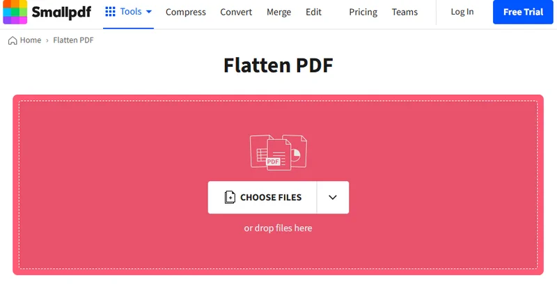 Wie man ein PDF-Dokument mit Online-Tools kostenlos abflacht