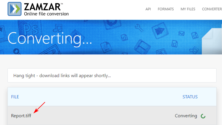 Convert Word to TIFF using a free converter