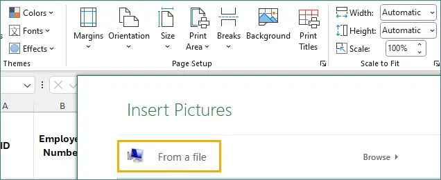 Seleziona un file immagine