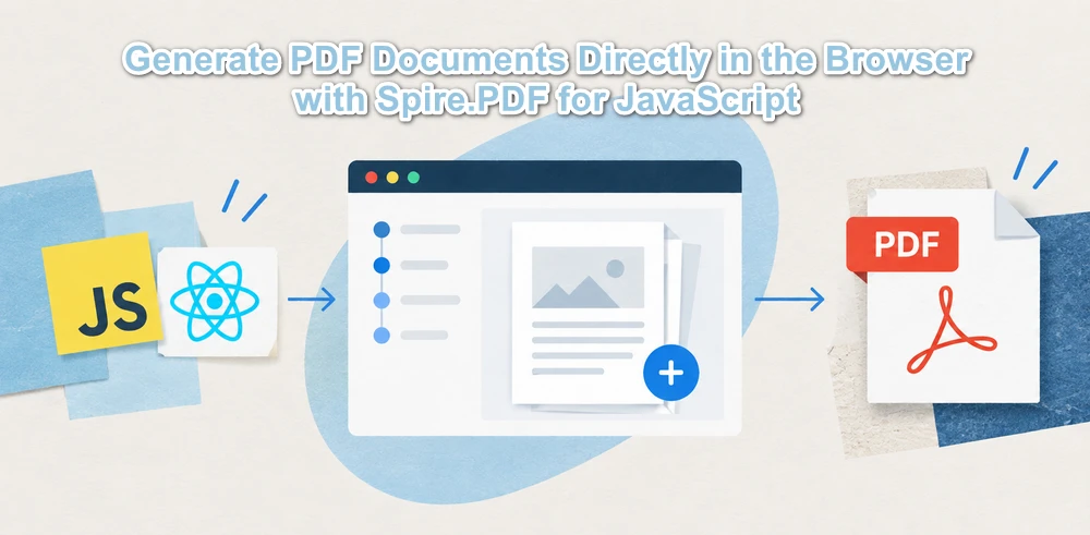 How to generate a PDF in JavaScript with Spire.PDF for JavaScript in a React application