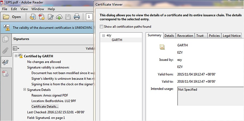 How to get all certificates in a PDF signature