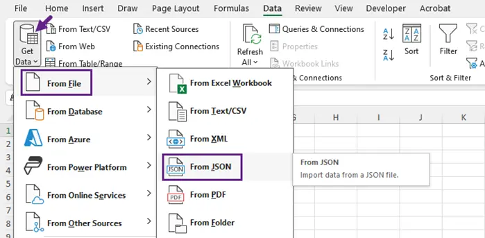 Obter Dados do Ficheiro JSON