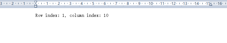 Query result