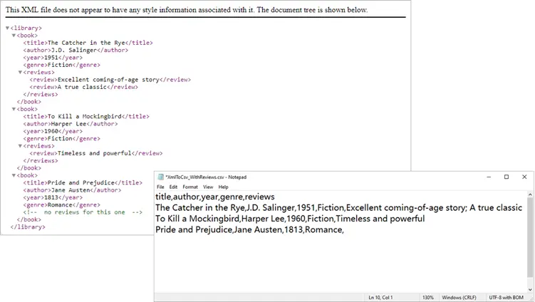 Convert Nested XML to CSV