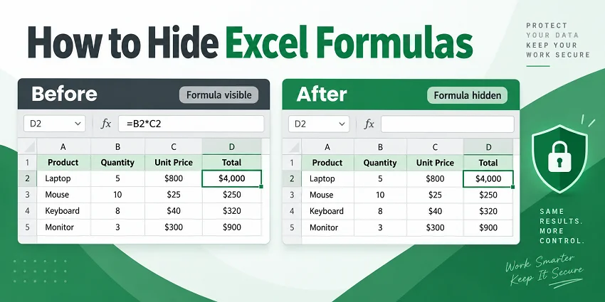 Step-by-Step Guide on Hiding or Protecting Excel Formulas