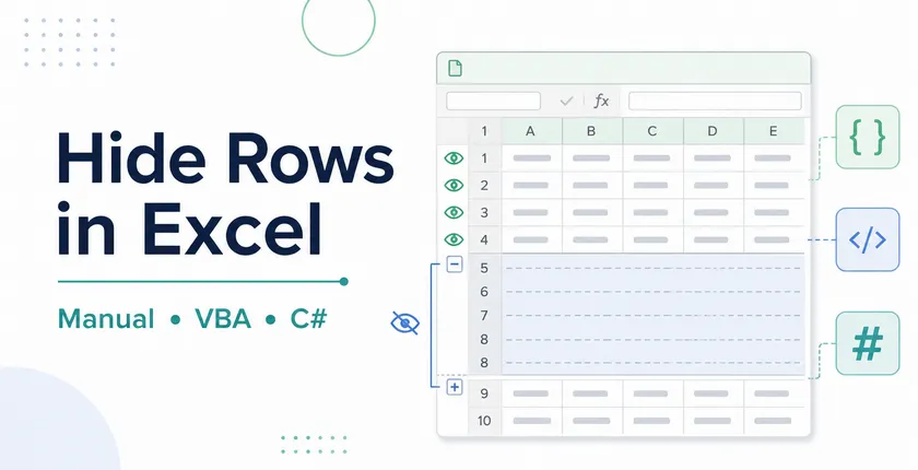Hide Rows in Excel: 5 Ways