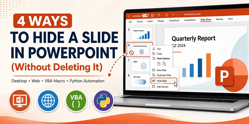 Step-by-Step Guide Showing How to Hide Slides in PowerPoint