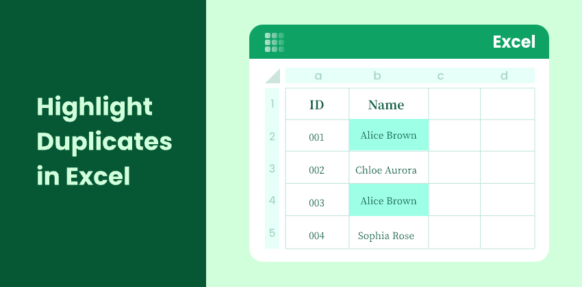 Highlight Duplicates in Excel