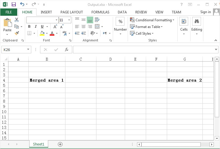 How to detect merged cells in a worksheet