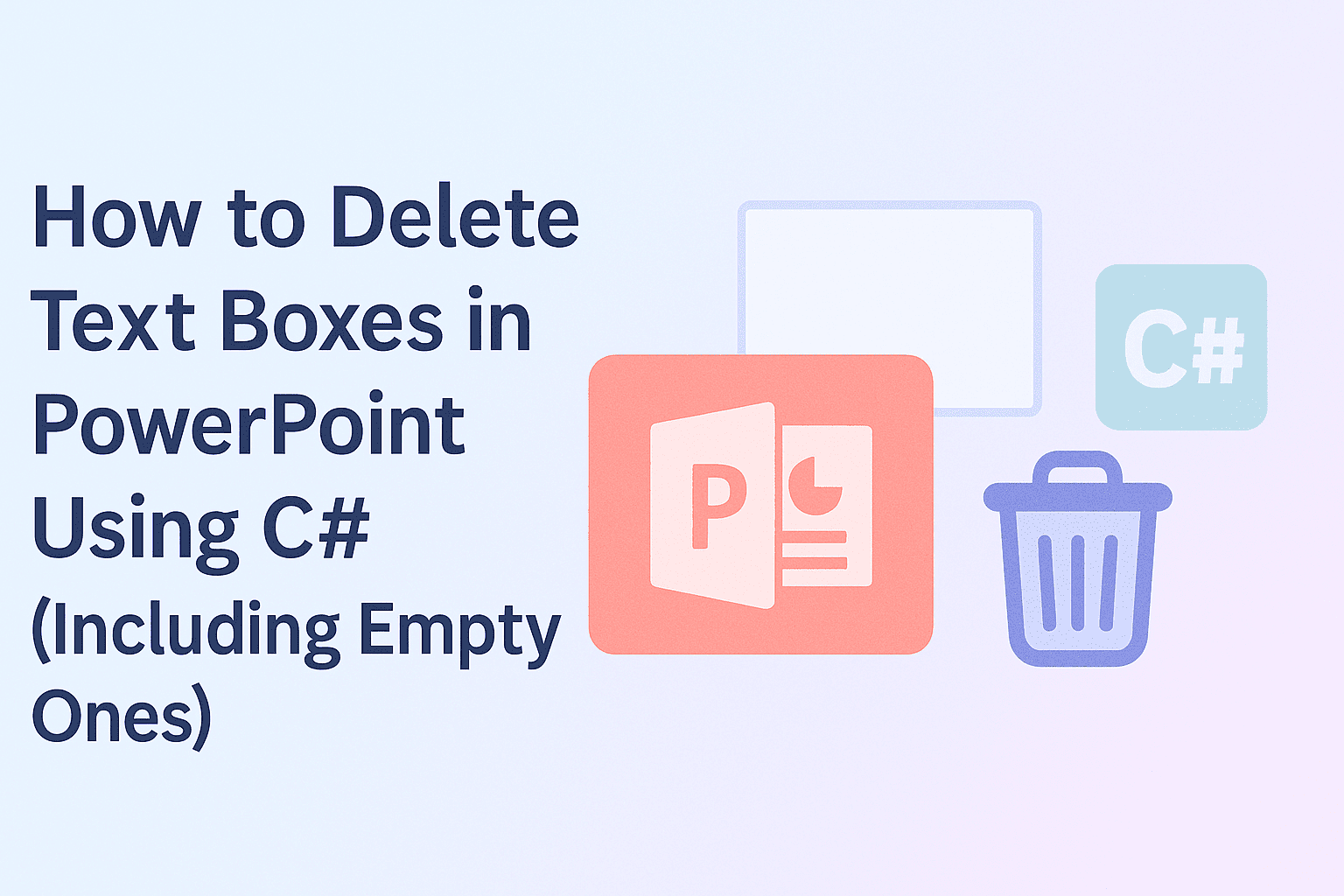 How to Delete Text Boxes in PowerPoint Presentations Using C#