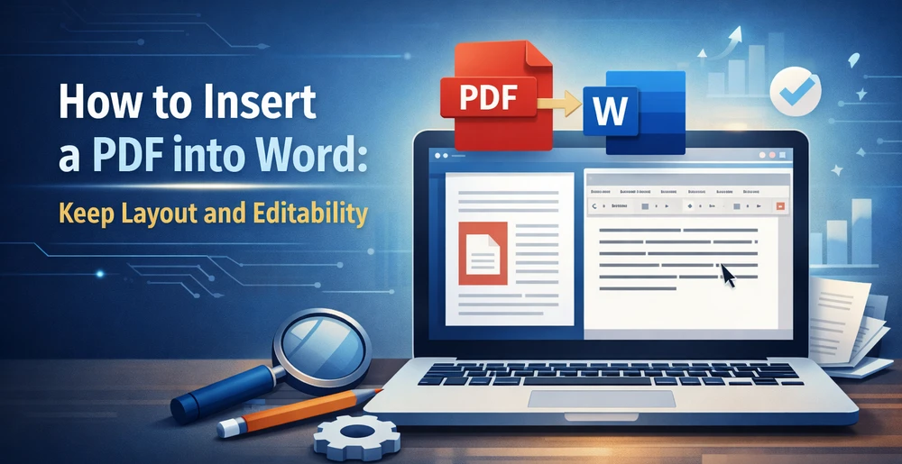 Tutorial sobre como inserir um PDF em documentos do Word