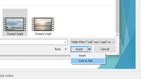 PowerPoint Link to File