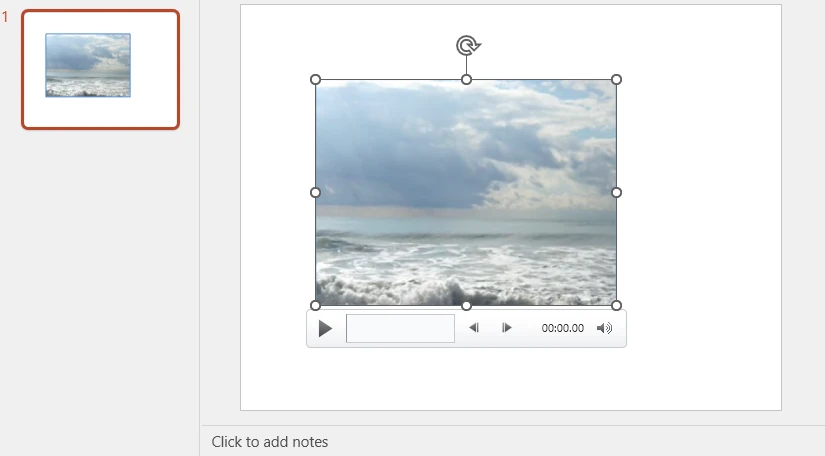 Python PowerPoint Video Insertion Result