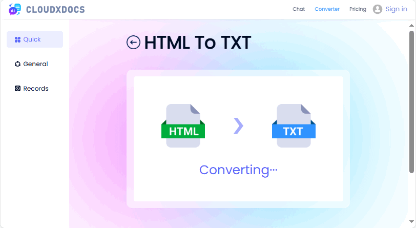 HTML to text free online converter