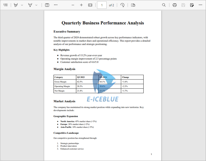 Add an image watermark to PDF