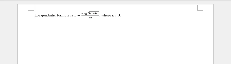 Inline equation inserted into Word document using Python