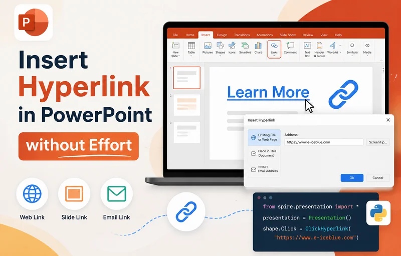 How to Insert Hyperlinks in PowerPoint without Effort
