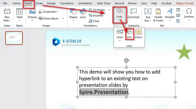 How to Insert a Hyperlink in Microsoft PowerPoint