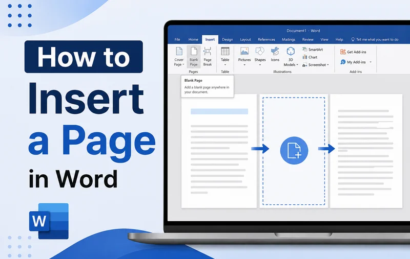 Insert Pages in Word Documents with 5 Easy Ways