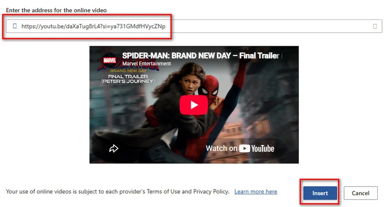 Embed a YouTube Video in Word Documents