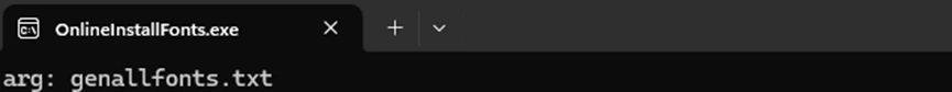Windows Terminal Output
