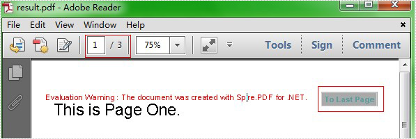 Jump to Specified Page or Location in PDF