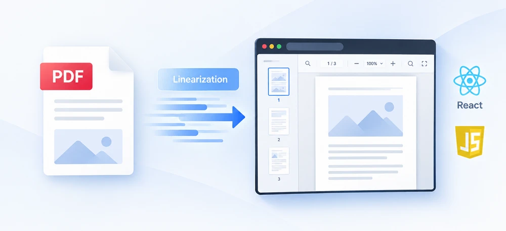 Rearranging the internal structure of a PDF for fast web view in the browser with Spire.PDF for JavaScript