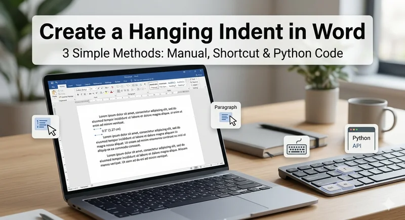 How to Make a Hanging Indent in Word