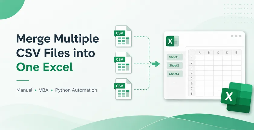 Merge Multiple CSV Files into One Excel Workbook