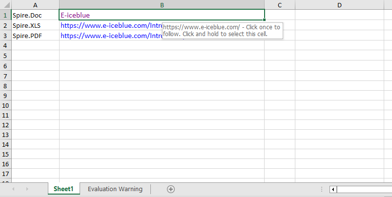 Modify a hyperlink