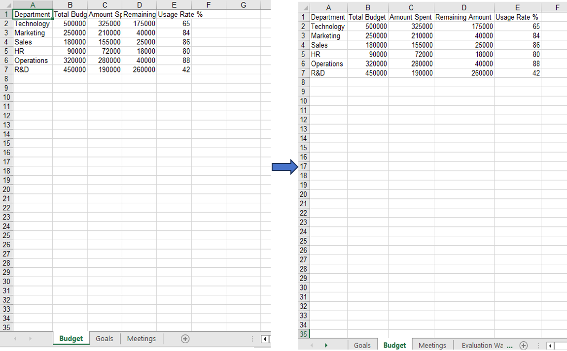 Moving a worksheet to a specified position