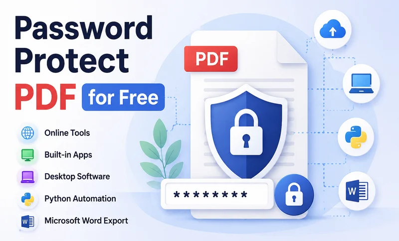Come proteggere un PDF con password gratuitamente in cinque modi