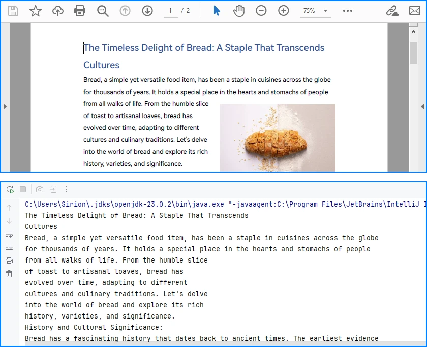 Extract Text from PDF Pages Using Java